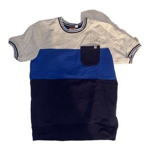 Puma Mmq Crew Neck Short Sleeve Sweatshirt Mens Size Small Colorblock‎